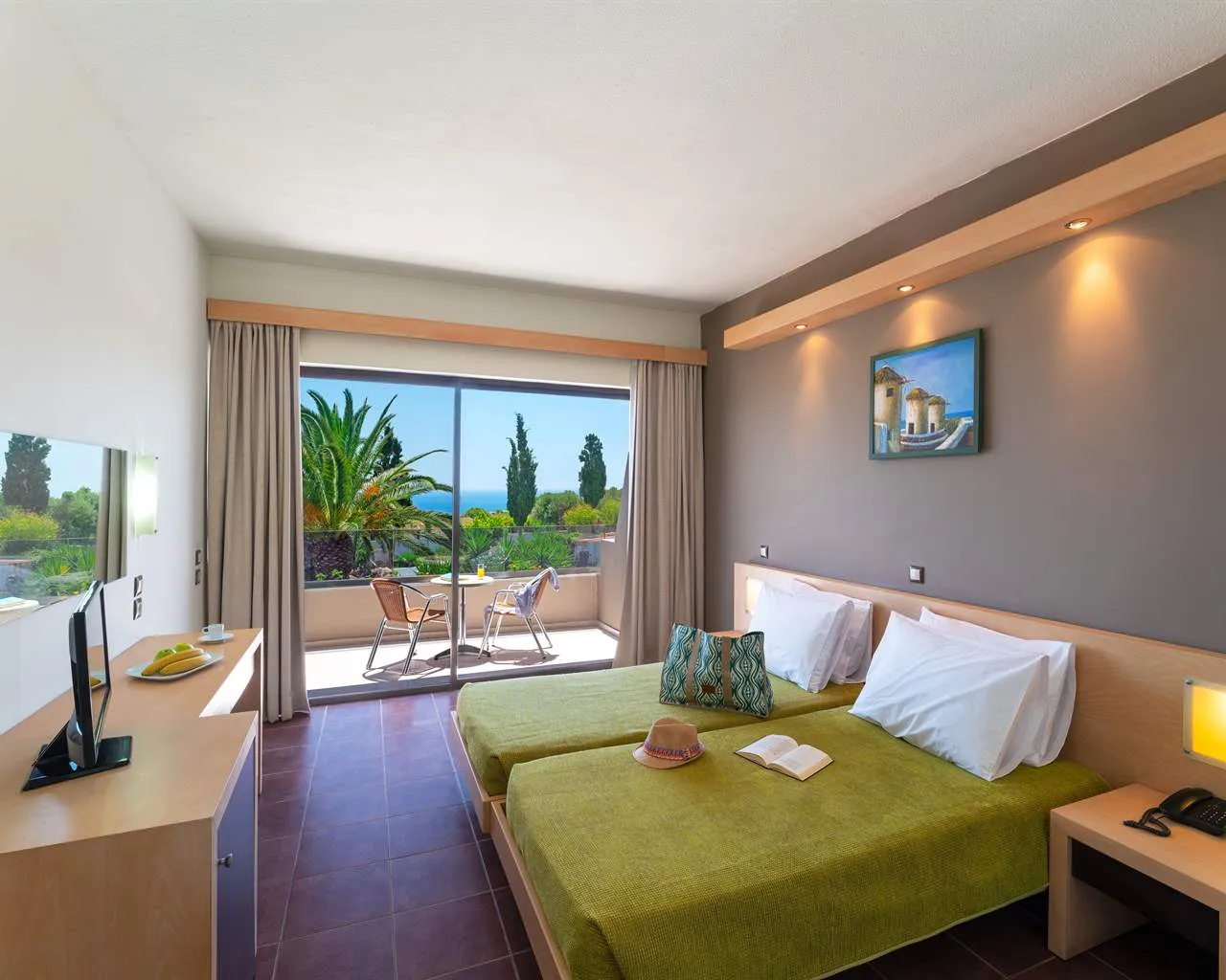 Cathrin Hotel By Anayia All-Inclusive Resorts, Rodos, Grčka — Double Room Classic Sea View