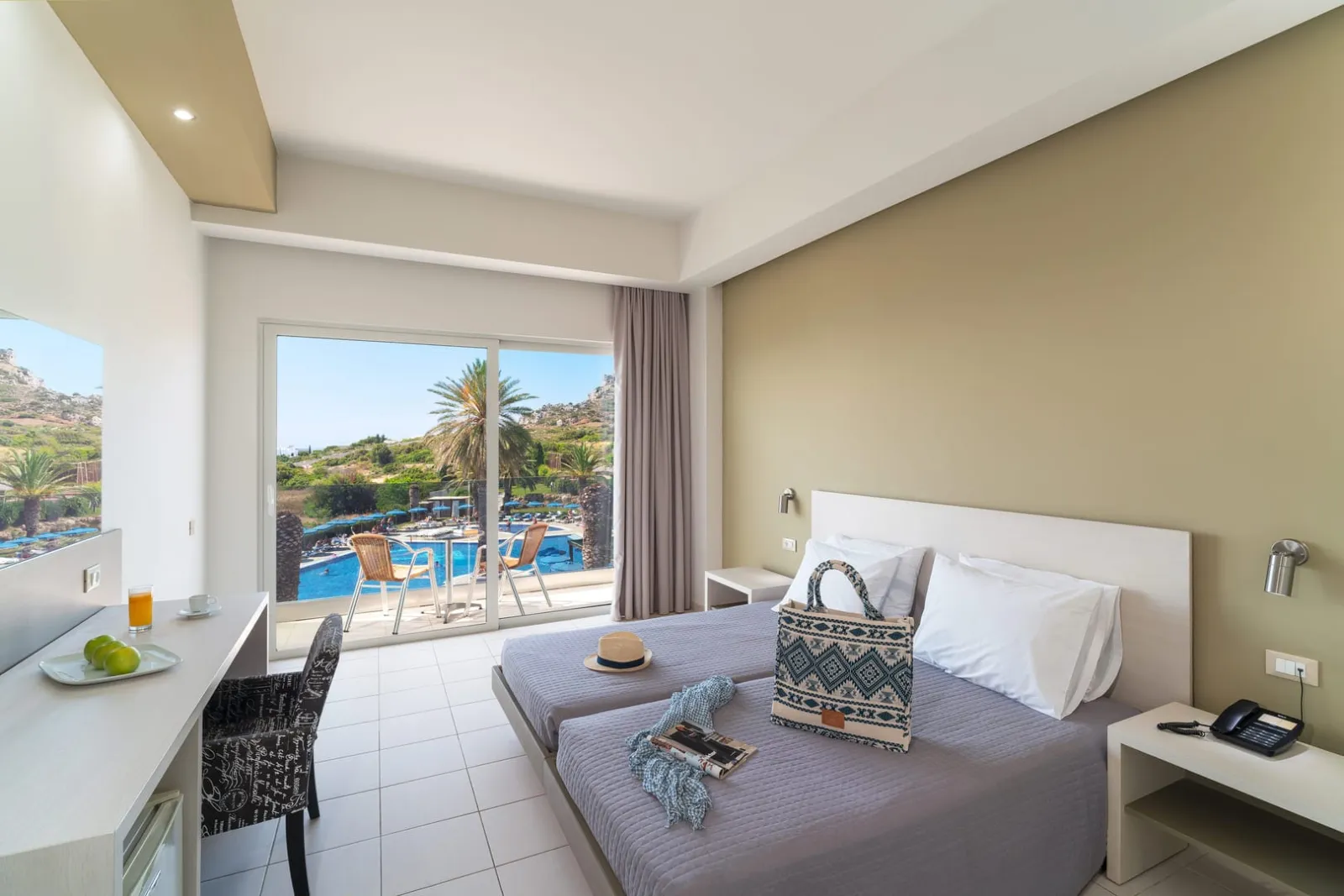 Cathrin Hotel By Anayia All-Inclusive Resorts, Rodos, Grčka — Superior Room Sea View