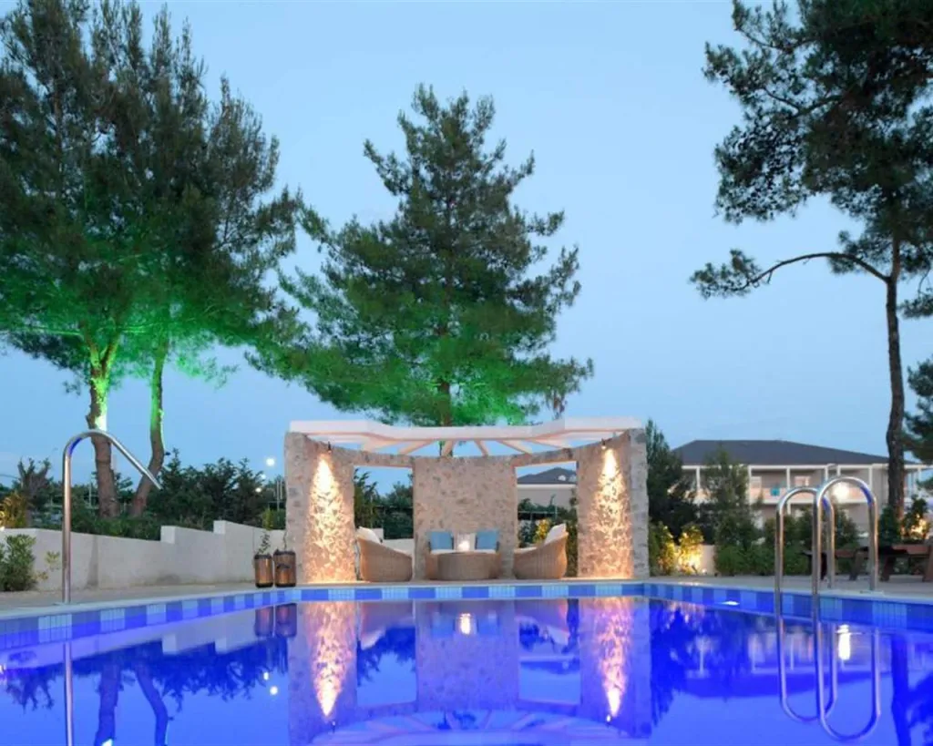 Alexandra Beach Thassos Spa Resort, Potos, Grčka — plaža