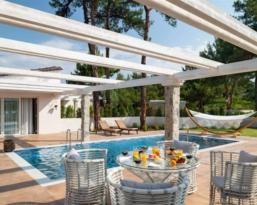 Alexandra Beach Thassos Spa Resort, Potos, Grčka — plaža