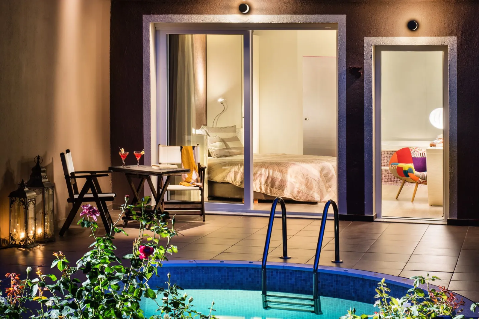Alexandra Golden Thassos Boutique Hotel, Skala Panagia (Golden Beach), Grčka — Junior Suite Private Pool Garden View