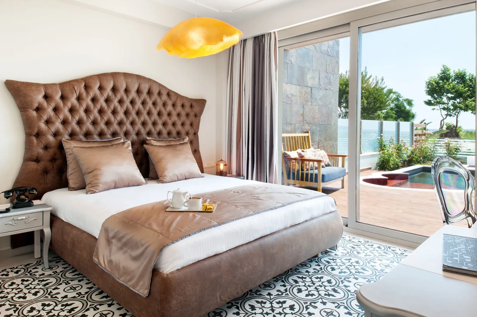 Alexandra Golden Thassos Boutique Hotel, Skala Panagia (Golden Beach), Grčka — Junior Suite Private Pool Sea View