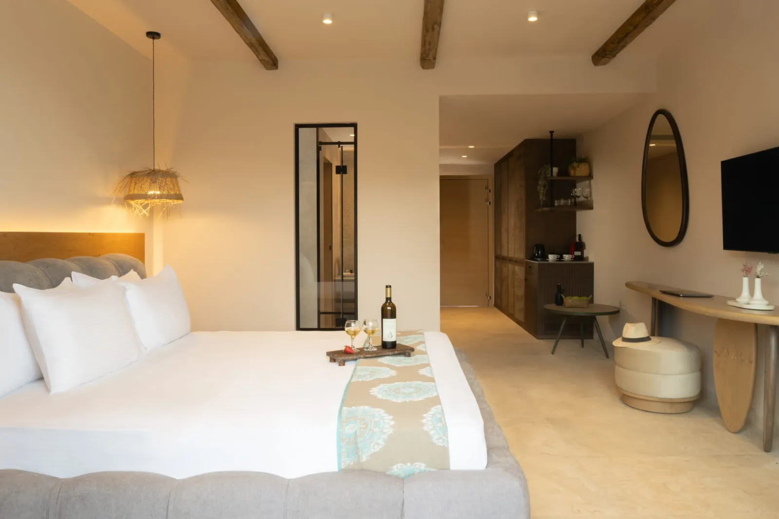 Alexandra Golden Thassos Boutique Hotel, Skala Panagia (Golden Beach), Grčka — Junior Suite Private Pool Side Sea View