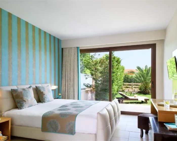 Alexandra Golden Thassos Boutique Hotel, Skala Panagia (Golden Beach), Grčka — Suite Golden Sea View