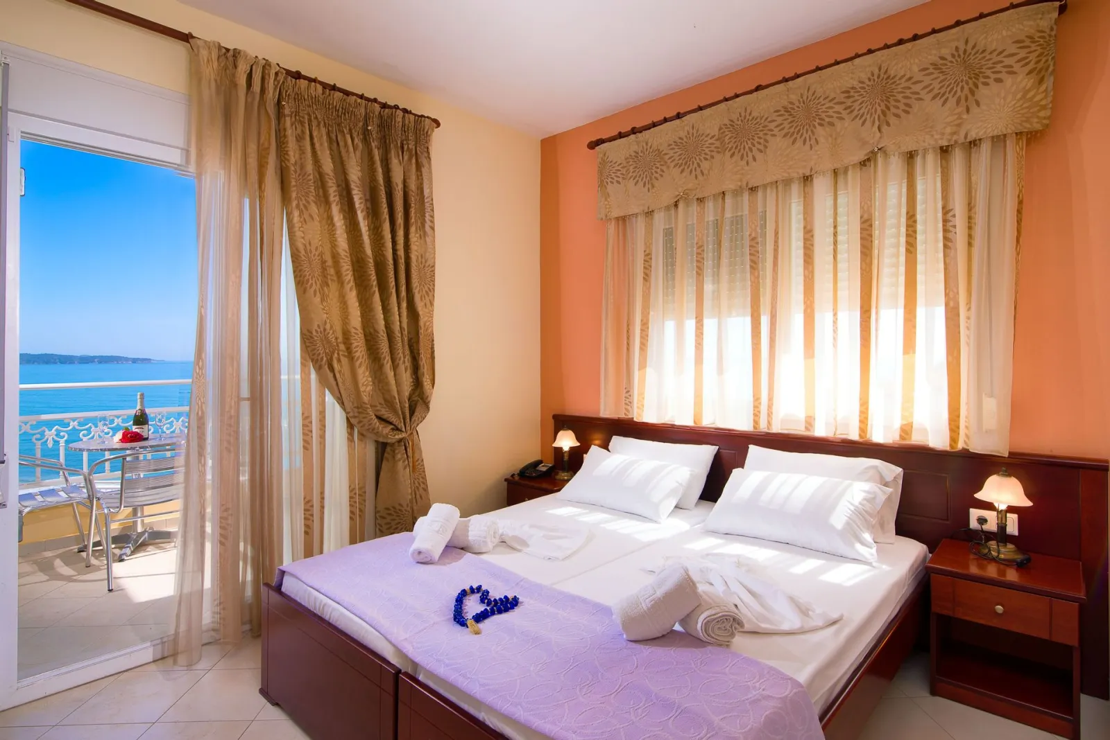 Hotel Diamond, Limenaria, Grčka — Standard Triple Room with Sea View