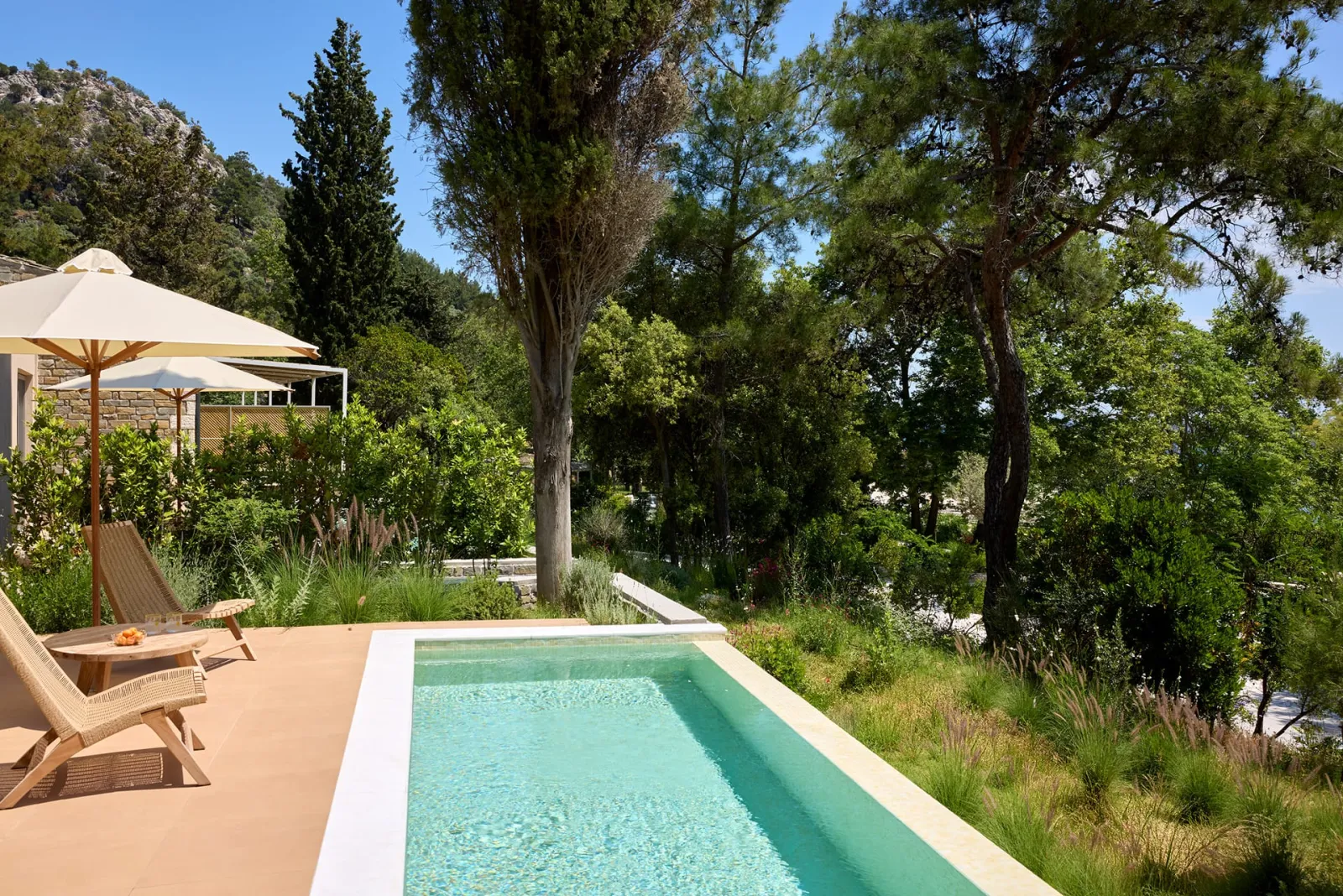 Makryammos Bungalows, Limenas, Grčka — DeLuxe Plus Pool Suite