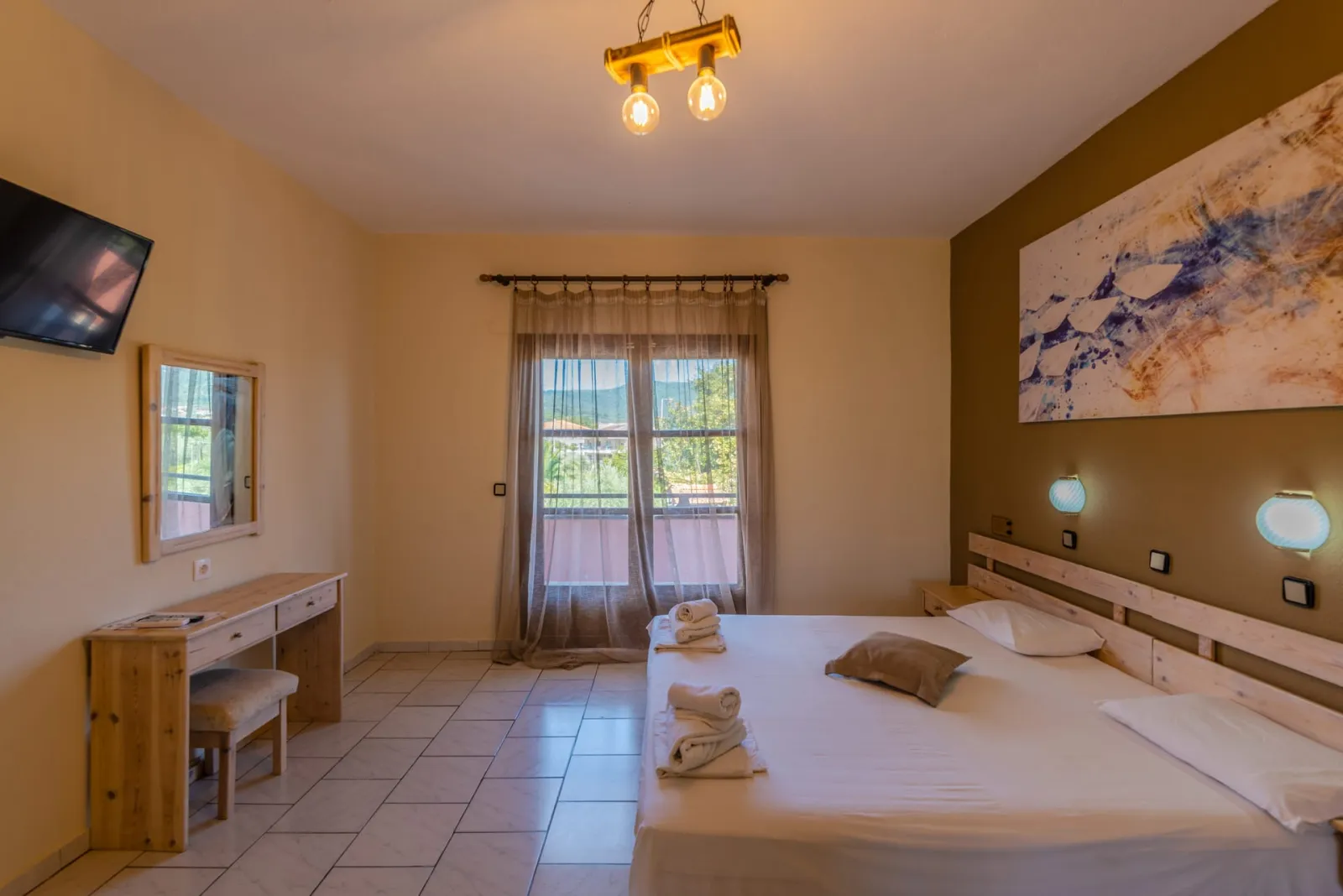 Natasa Hotel, Skala Potamija, Grčka — Family Room