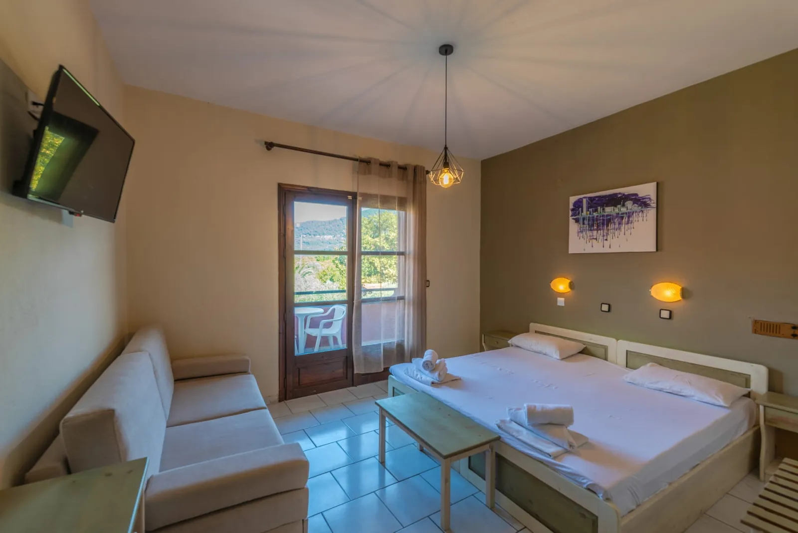 Natasa Hotel, Skala Potamija, Grčka — Standard Double / Triple Room
