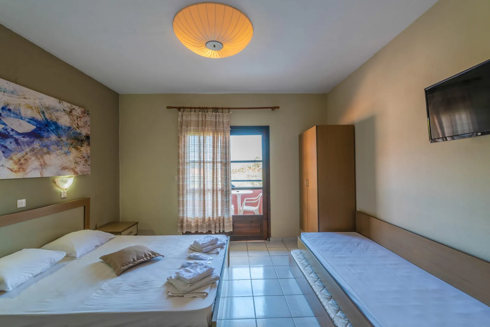 Natasa Hotel, Skala Potamija, Grčka — Superior Double/Triple Room Room