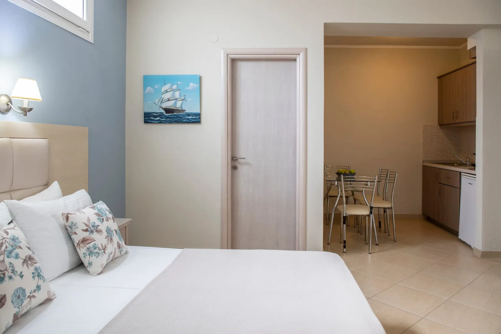 Sole Mare, Skala Potamia, Grčka — Studio (semi-basement)