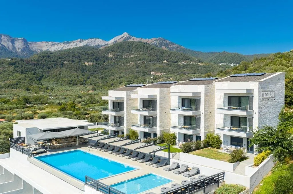 Toska Tower, Skala Panagija (Golden Beach), Grčka — fotografija 4