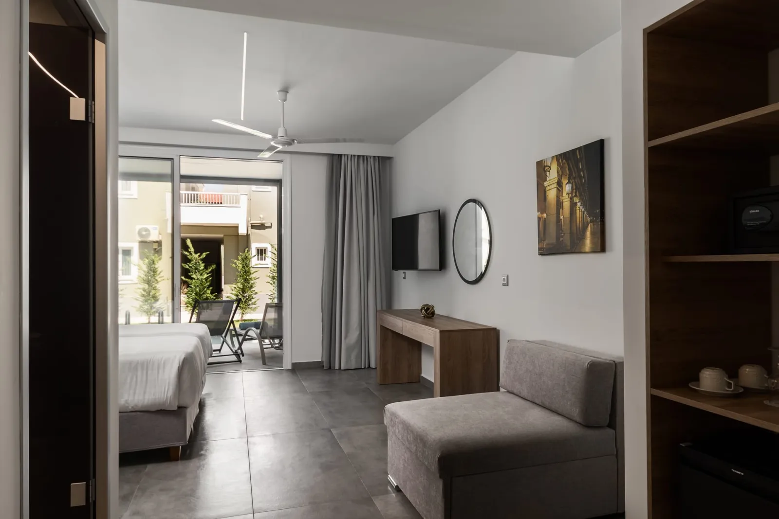 Acharavi Beach Hotel Corfu, Aharavi, Grčka — Double Room Superior with Private Pool