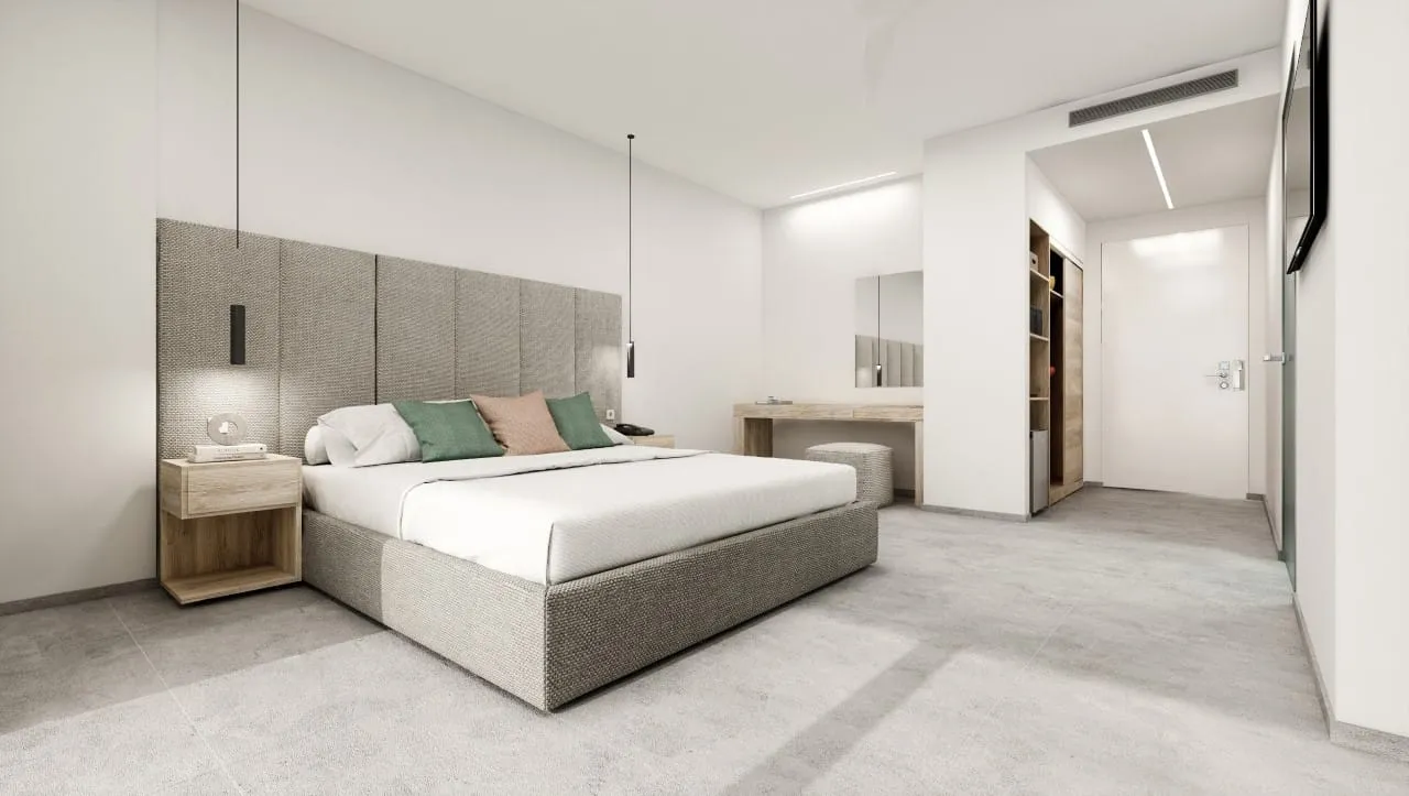 Acharavi Beach Hotel Corfu, Aharavi, Grčka — Double Room Superior with Sharing Pool
