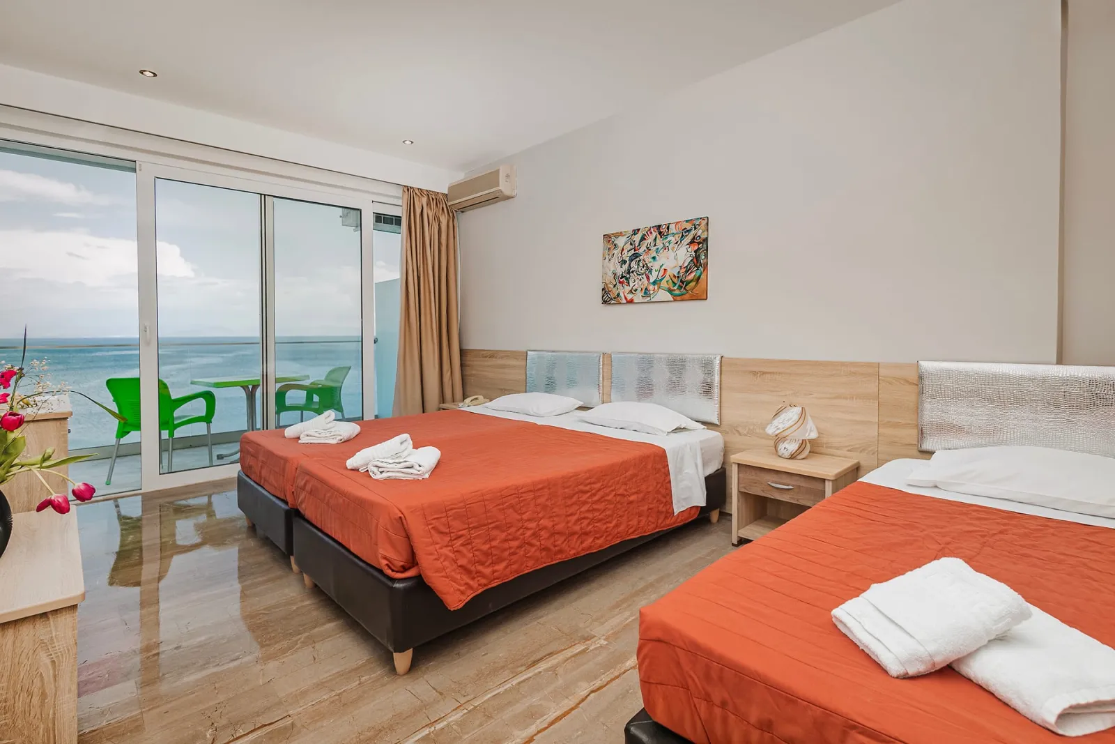 Alyssium Adults Friendly (13+), Benitses, Grčka — SUPERIOR TRIPLE SEA VIEW 4th FLOOR