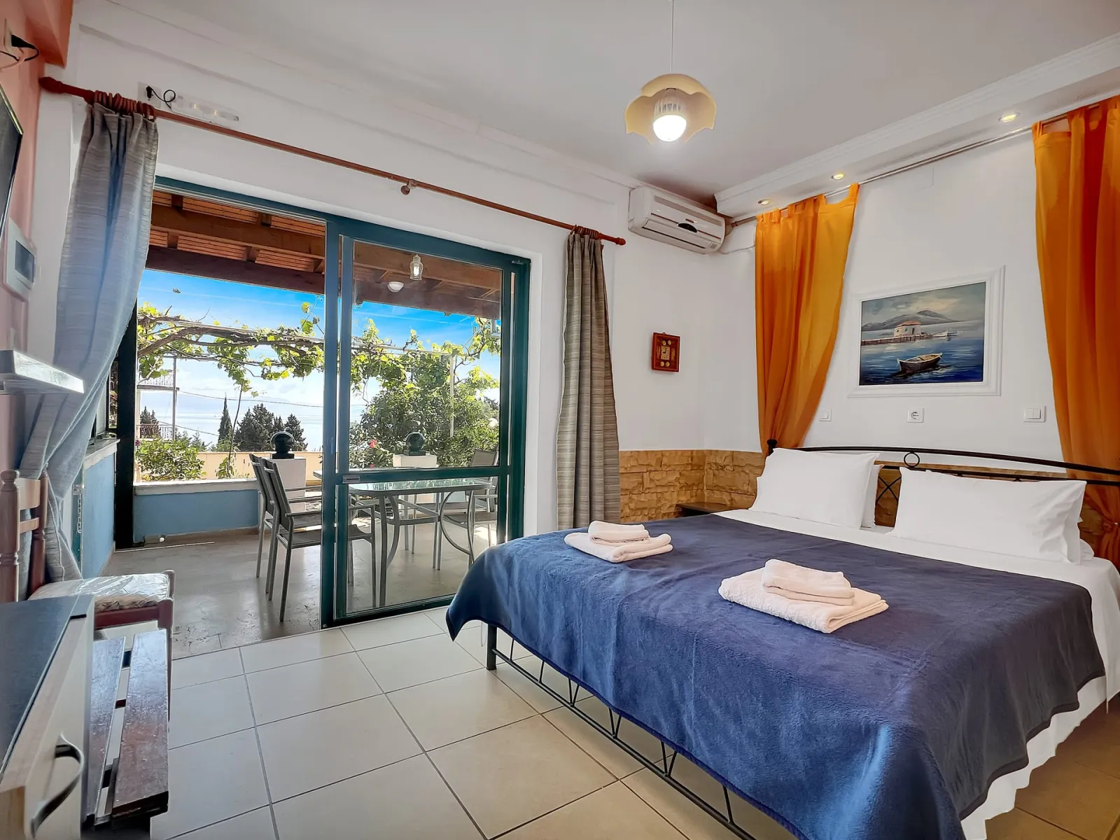 Andromaches Holiday Apartments Corfu, Benices (Ahilion), Grčka — Apartment B [2 bedrooms] | Sea View [35 m²]