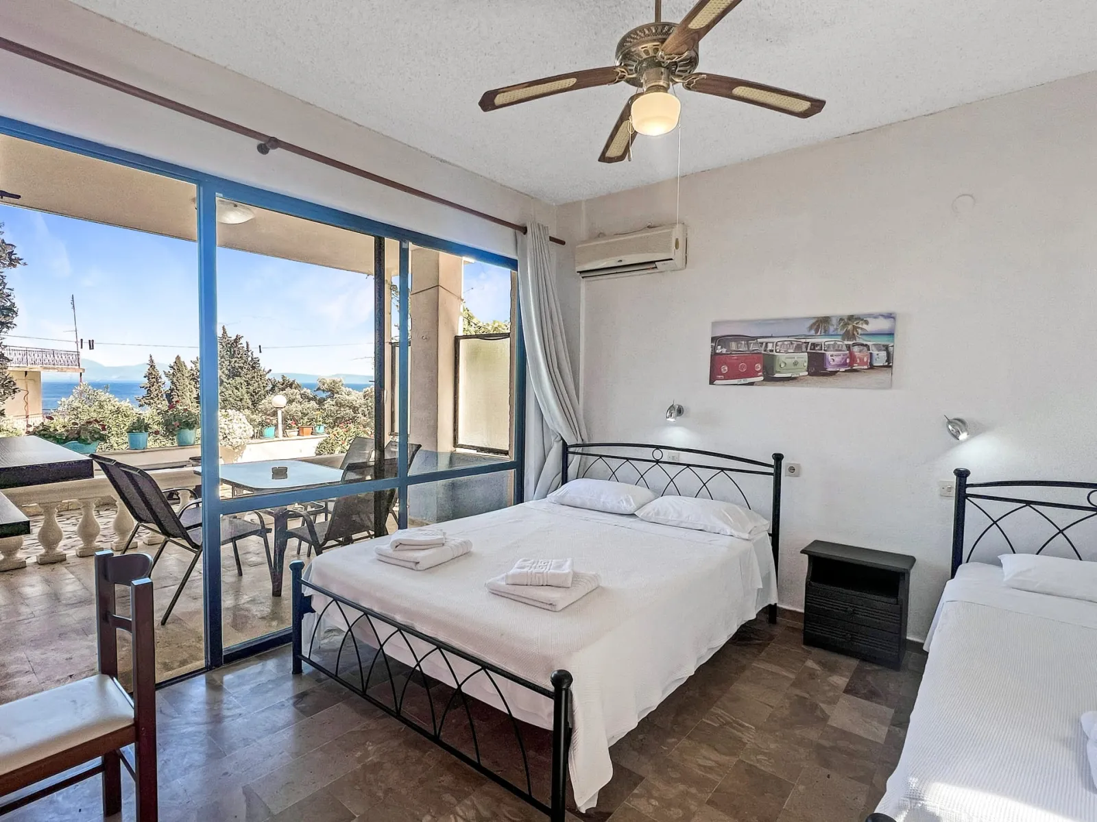 Andromaches Holiday Apartments Corfu, Benices (Ahilion), Grčka — Apartment C [2 bedrooms] | Sea View [45 m²]