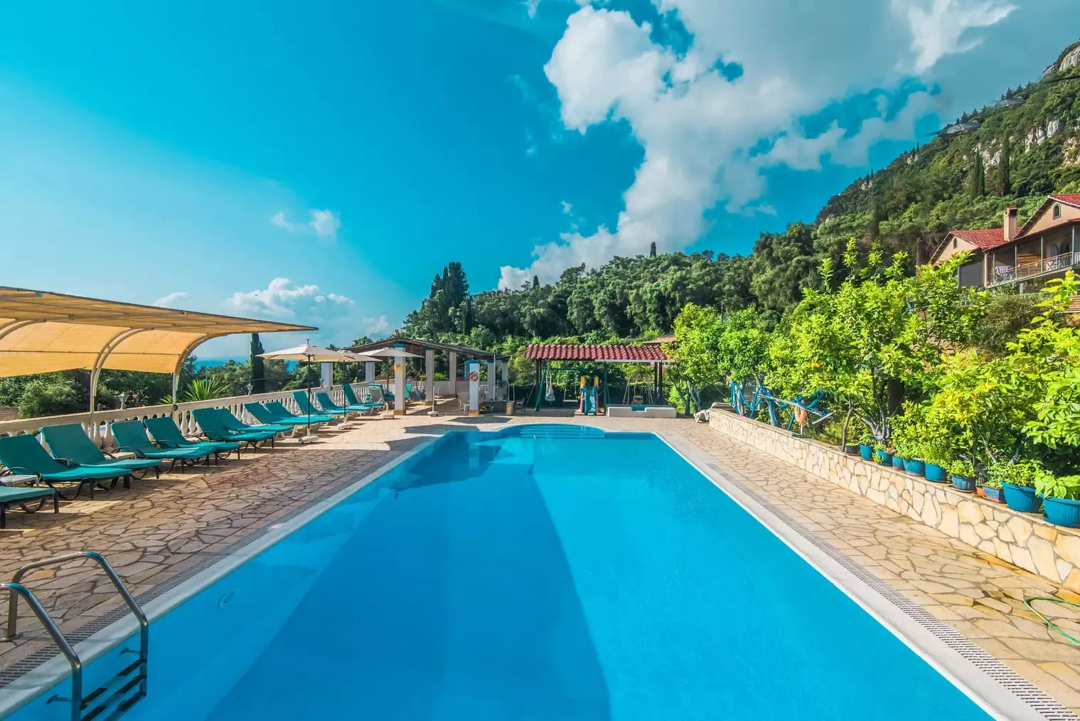 Andromaches Holiday Apartments Corfu, Benices (Ahilion), Grčka — Double Studio | Sea View [25 m²]