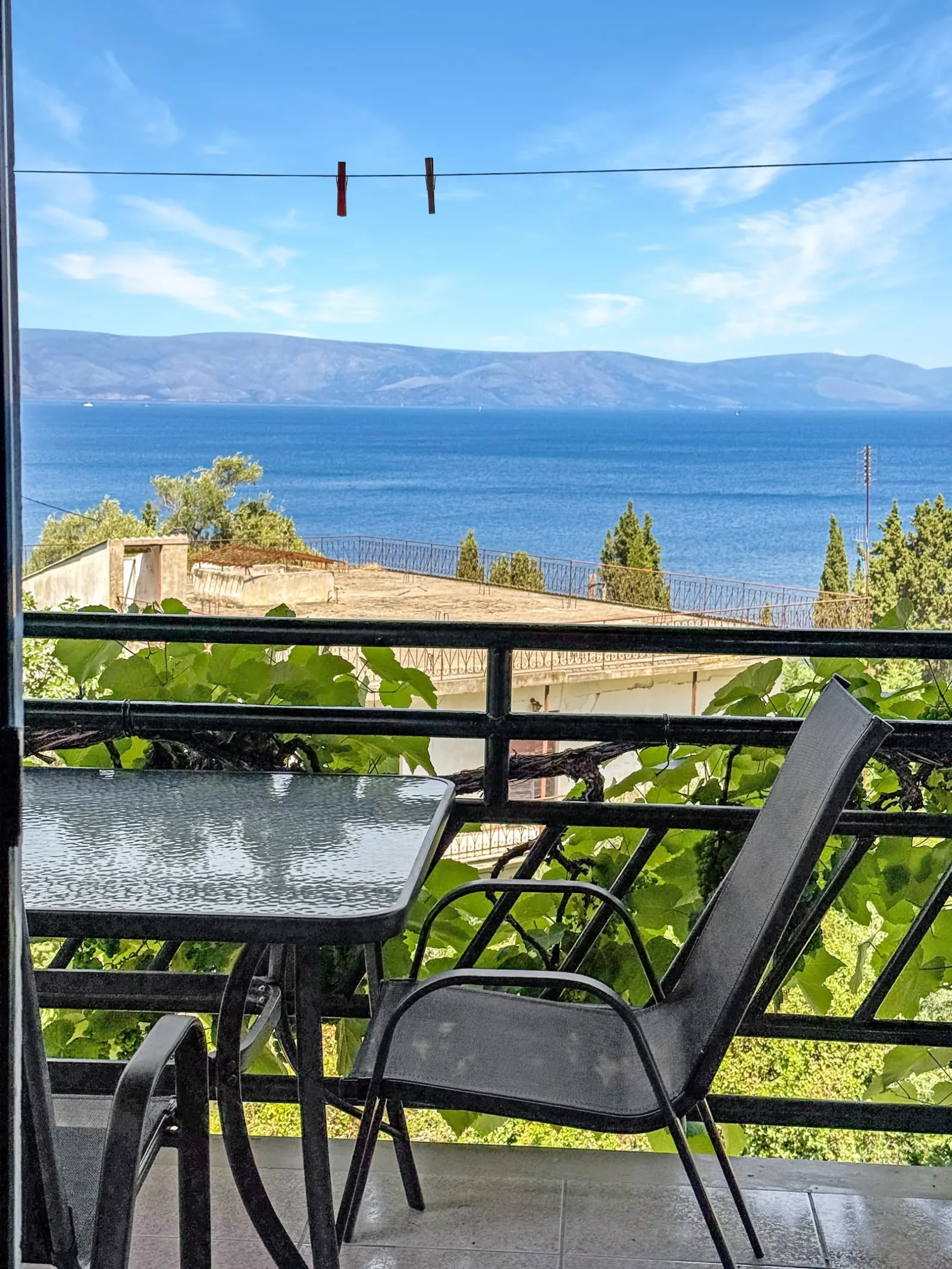 Andromaches Holiday Apartments Corfu, Benices (Ahilion), Grčka — Family Suite with Balcony