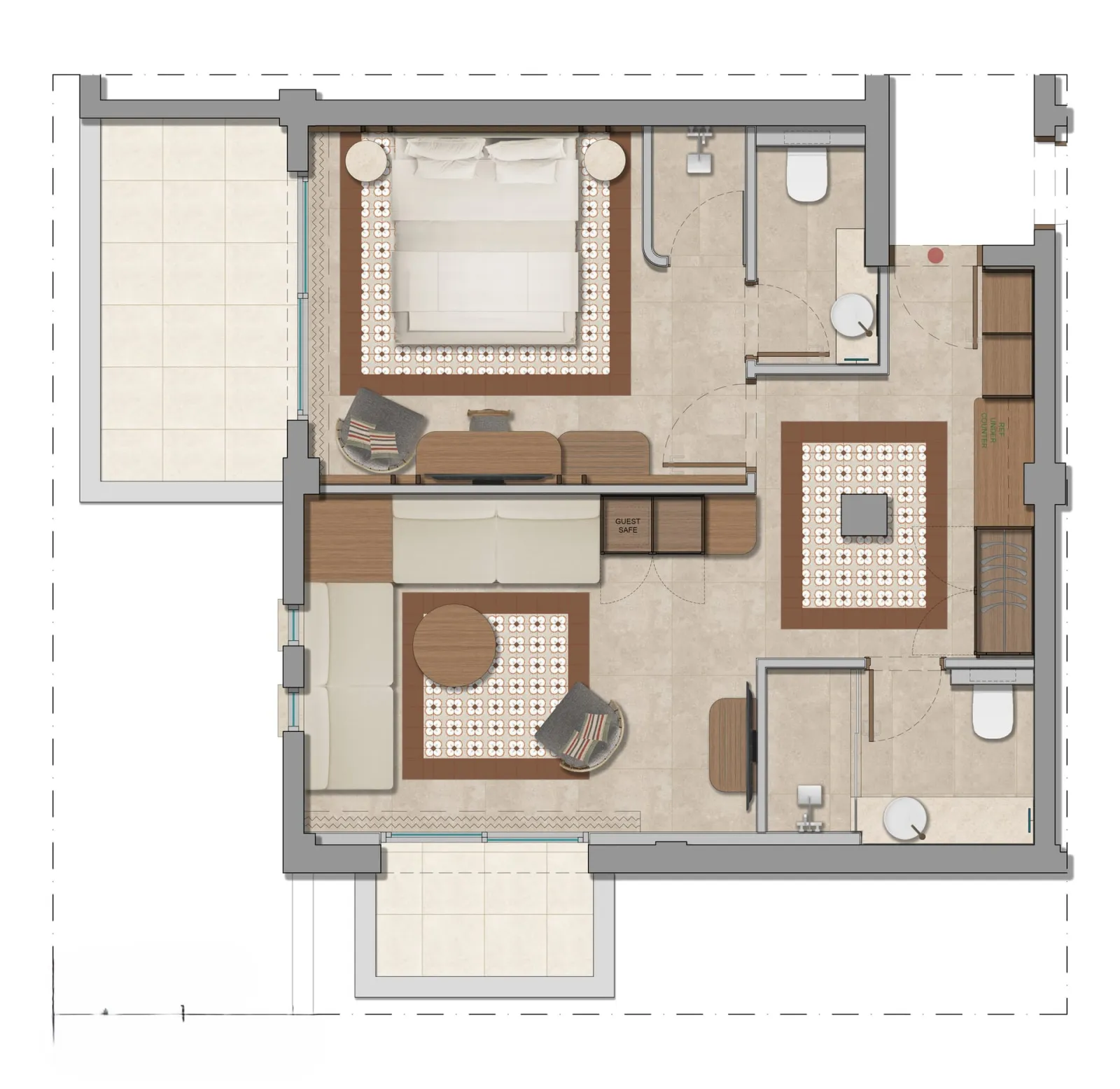 Apollo Palace Corfu, Mesongi, Grčka — Deluxe Family Suite