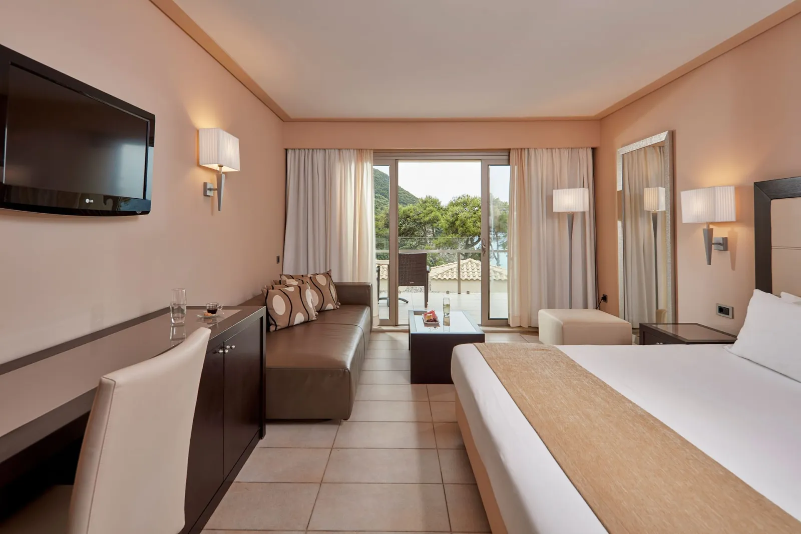 Atlantica Grand Mediterraneo Resort, Ermones, Grčka — Double Room Limited Sea View