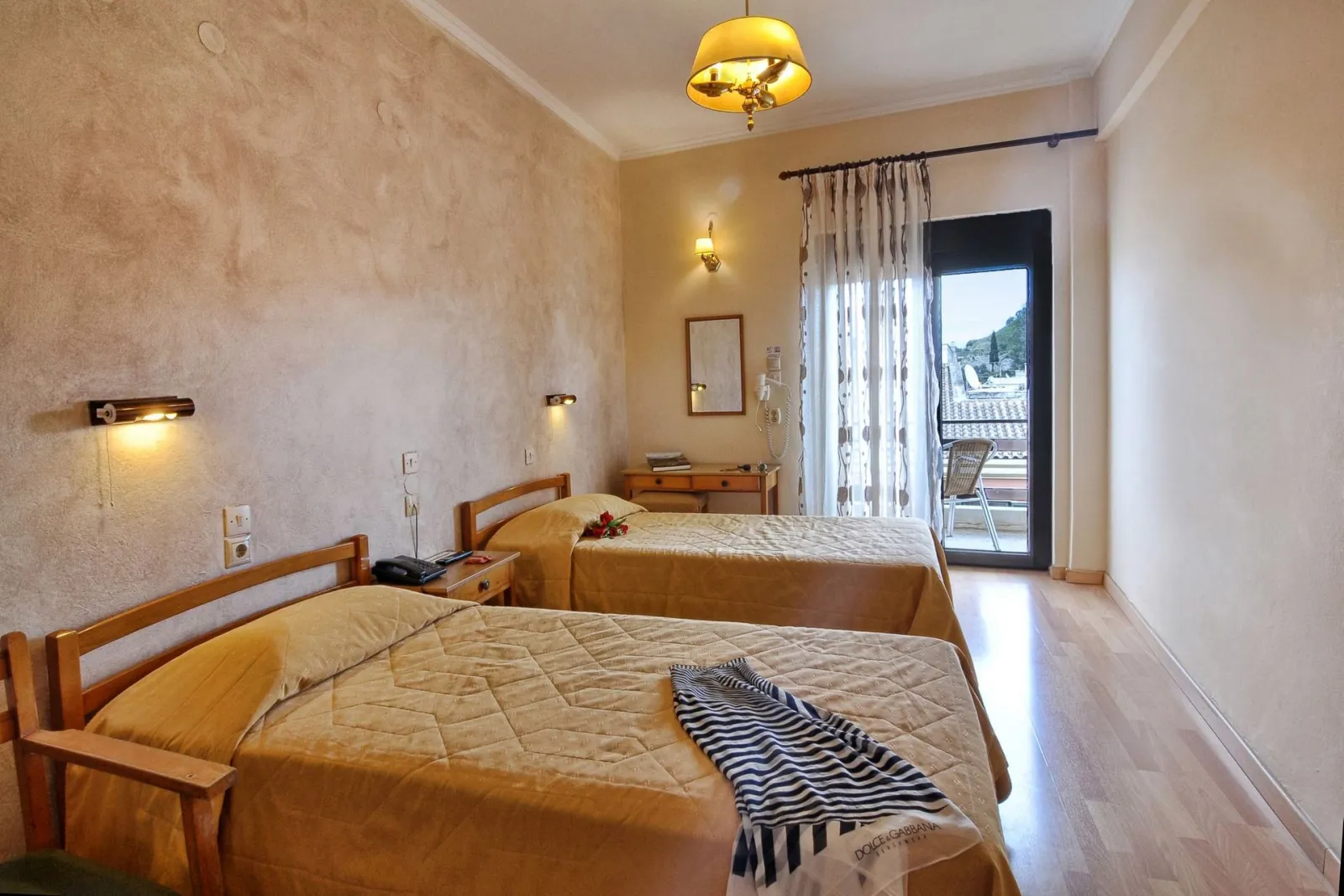 Atlantis Hotel Corfu, Grad Krf, Grčka — Double or Twin Side Sea View