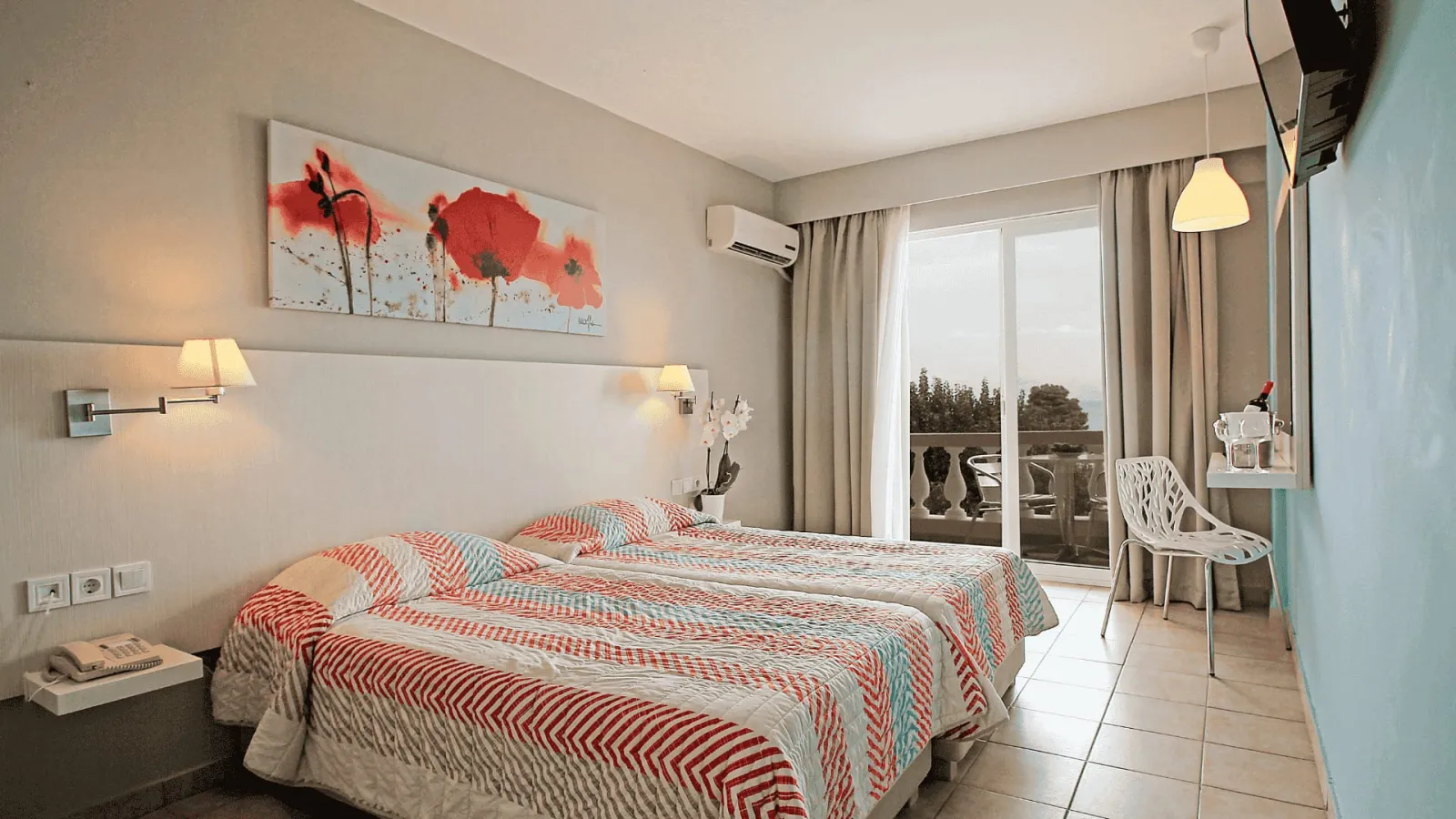 Canvas by Mitsis Messonghi, Moraitika / Mesongi, Grčka — Comfort Twin Room Sea View