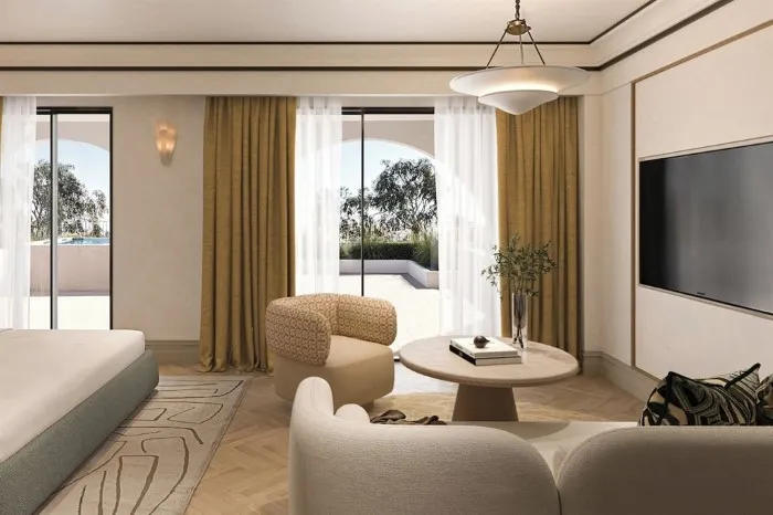 Conrad Corfu, Molos, Grčka — Junior Suite King With Private Pool Side Sea View