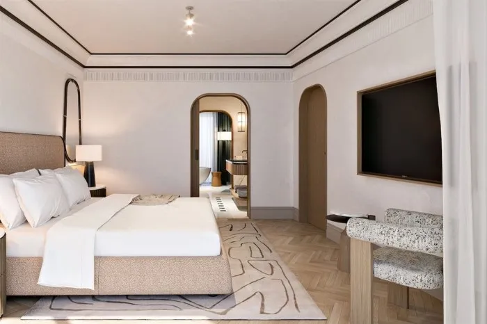Conrad Corfu, Molos, Grčka — Suite King Premier With Private Pool & Aqua Piazza View