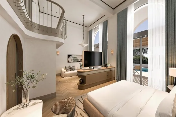 Conrad Corfu, Molos, Grčka — Suite  Loft Wellness With Private Pool Side Sea View