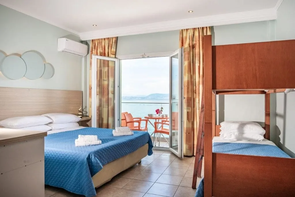 Corfu Maris Hotel, Benices, Grčka — SUPERIOR FAMILY SEA VIEW 3rd FLOOR
