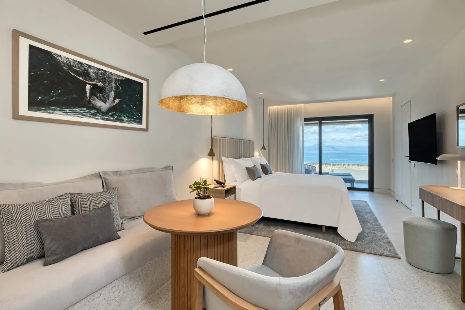Domes Miramare, A Luxury Collection Resort (Adults Only Hotel), Moraitika, Grčka — Jade Suite with Outdoor Jacuzzi