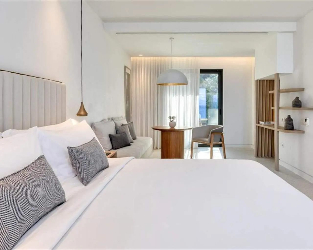 Domes Miramare, A Luxury Collection Resort (Adults Only Hotel), Moraitika, Grčka — Suite Grand Opal /Haute Living Selection/ Sea View