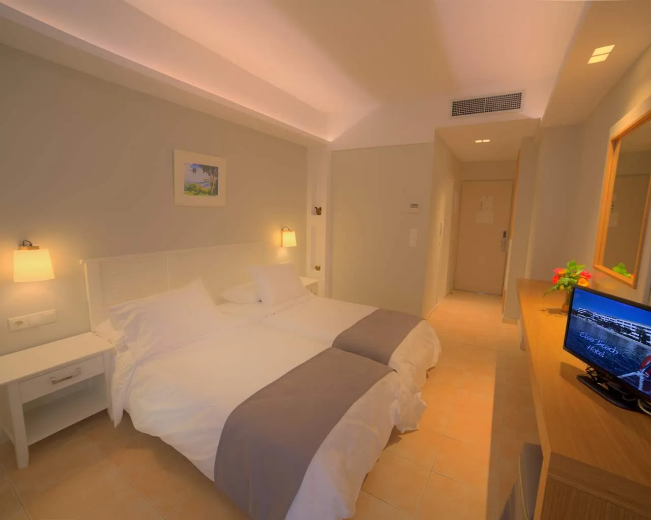 Elea Beach Hotel-CRF, Dassia, Grčka — Single Room Mountain View