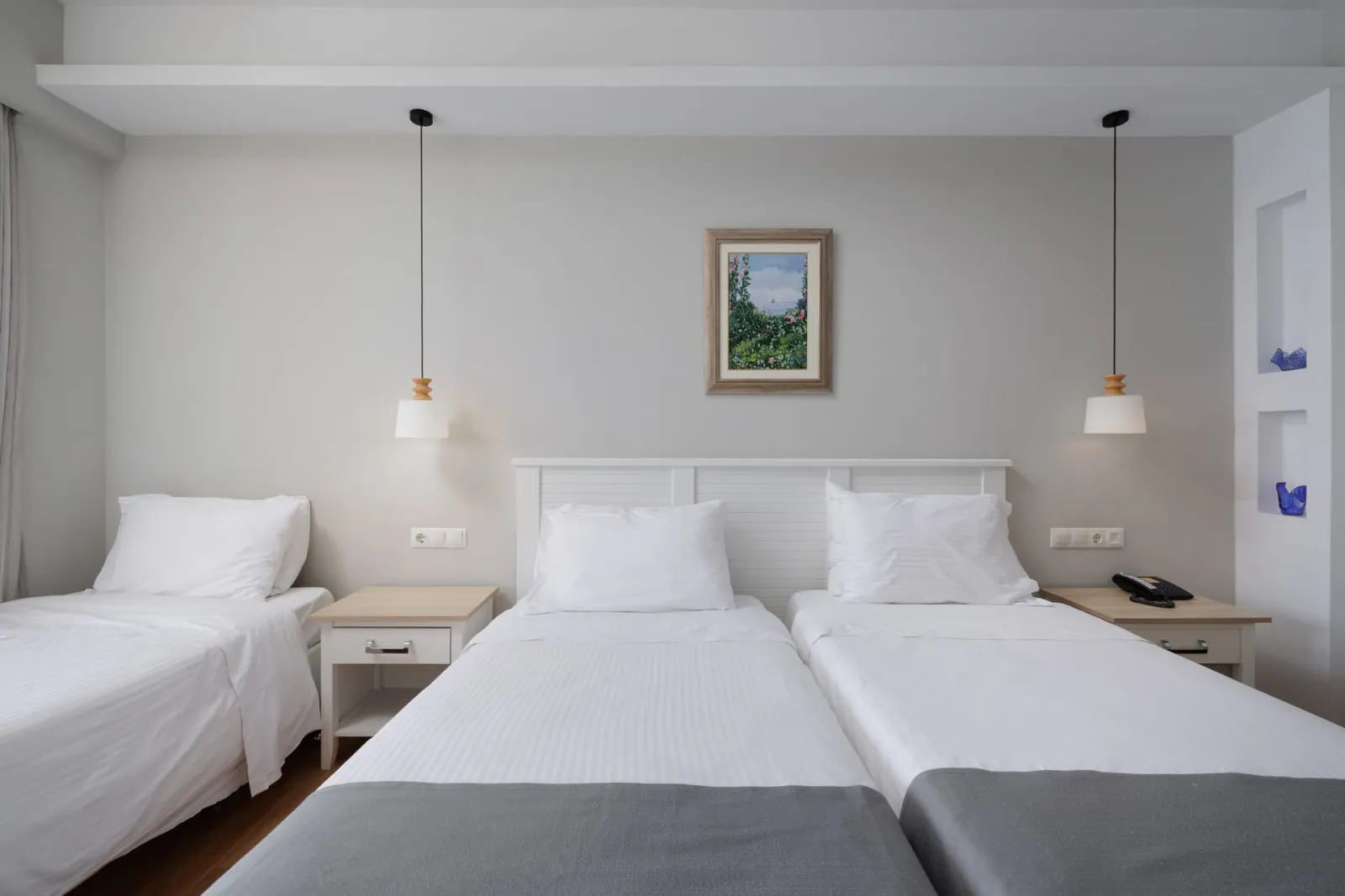 Elea Beach Hotel-CRF, Dassia, Grčka — Triple Room with Mountain View