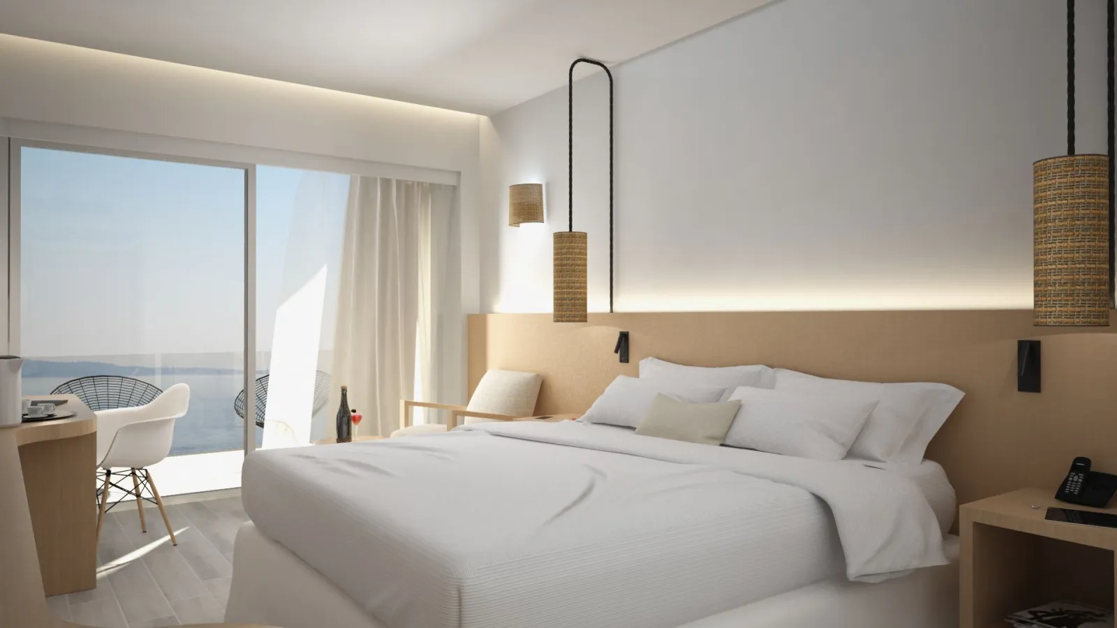 Eleals Boutique Hotel, Perama, Grčka — Family Suite with Sea View