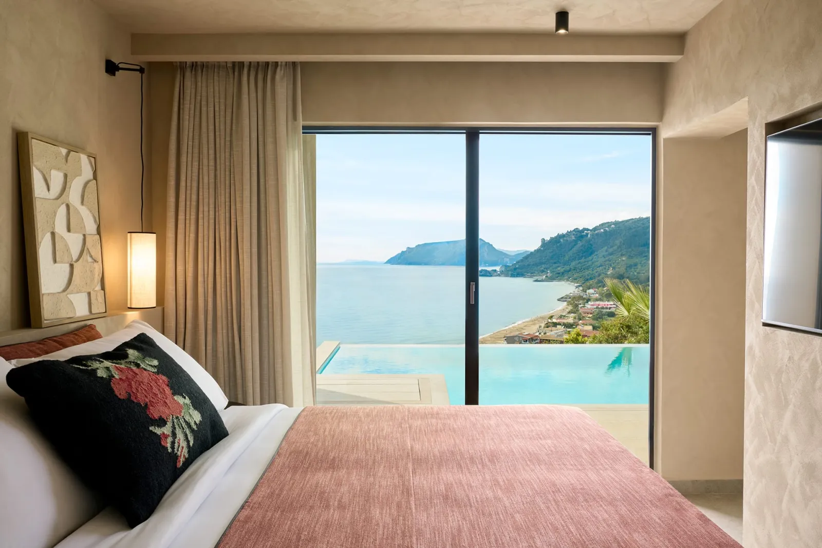 Ella Alkyna, Agios Gordios, Grčka — Open Plan Suite Sea View Private pool