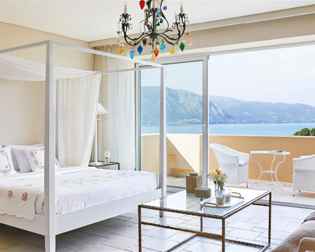 Grecotel Eva Palace at Kommeno Peninsula, Komeno, Grčka — Junior Suite Main Building Sea View