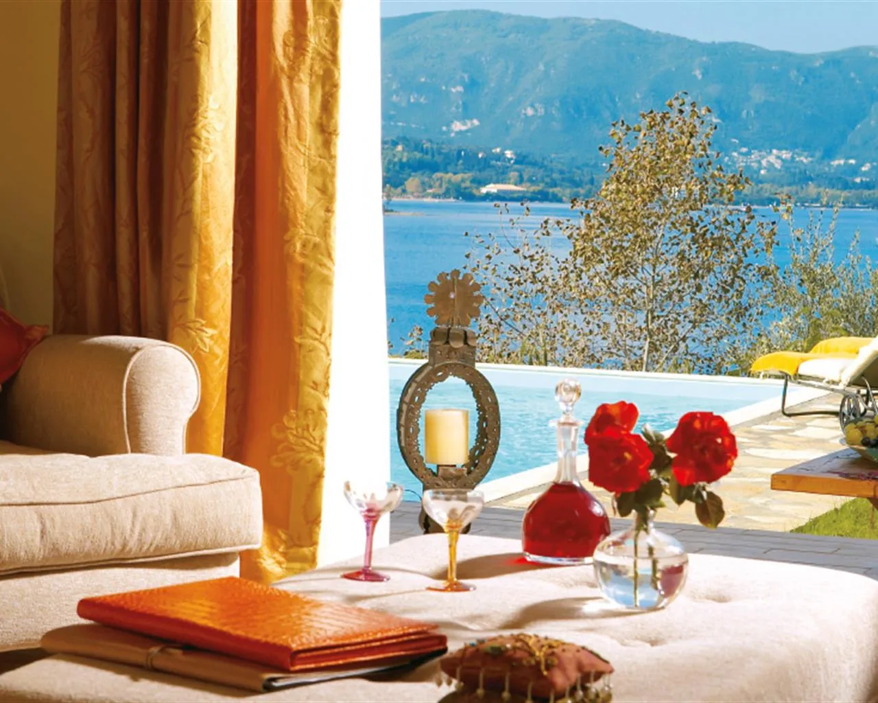 Grecotel Eva Palace at Kommeno Peninsula, Komeno, Grčka — Villa Romantic Private Pool & Garen,1st Row