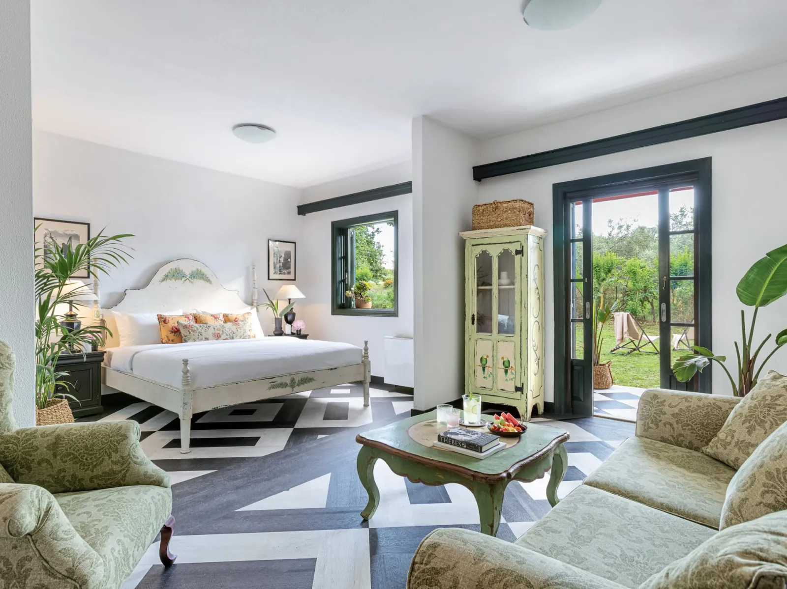 Grecotel Luxme Costa Botanica, Aharavi, Grčka — Country Studio at Yucca's Residence sharing Pool