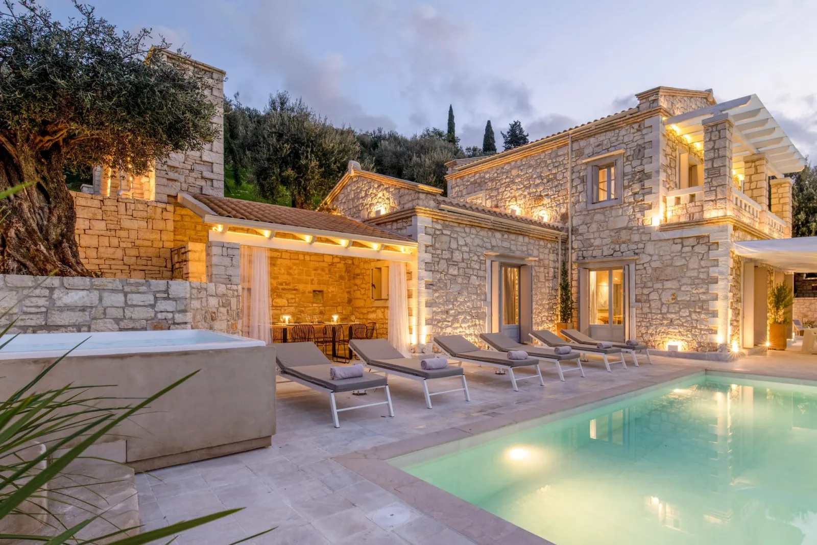 Ionian Stone Luxury Villas in Corfu, Vasilika – Peritija, Grčka — Villa Aether