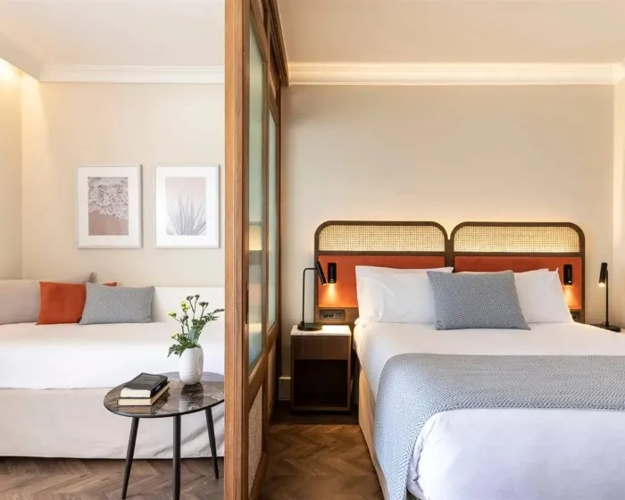 Kerkyra Blue Hotel & Spa, Grad Krf (Alikes Potamu), Grčka — Family Room Superior with sliding doors Inland View