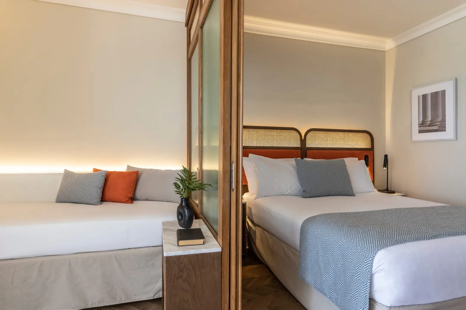 Kerkyra Blue Hotel & Spa, Grad Krf (Alikes Potamu), Grčka — Superior Triple Inland View with sliding doors