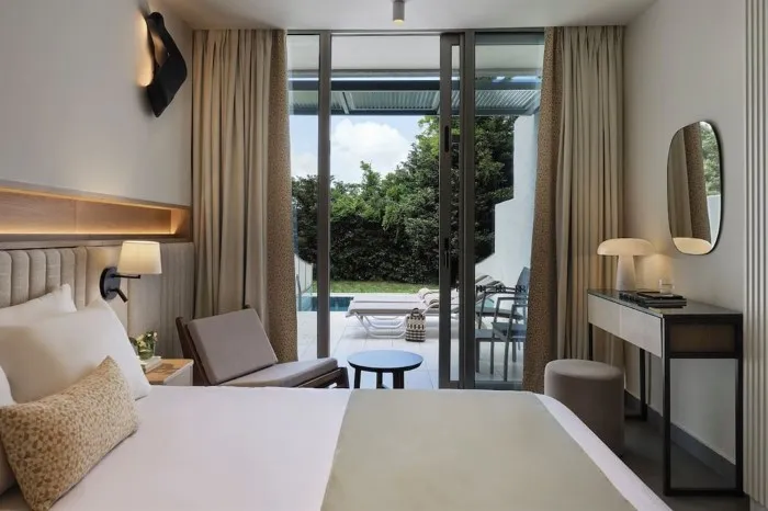 Kontokali Bay Resort & Spa, Kontokali, Grčka — Double Room Private Pool Main Building Garden View