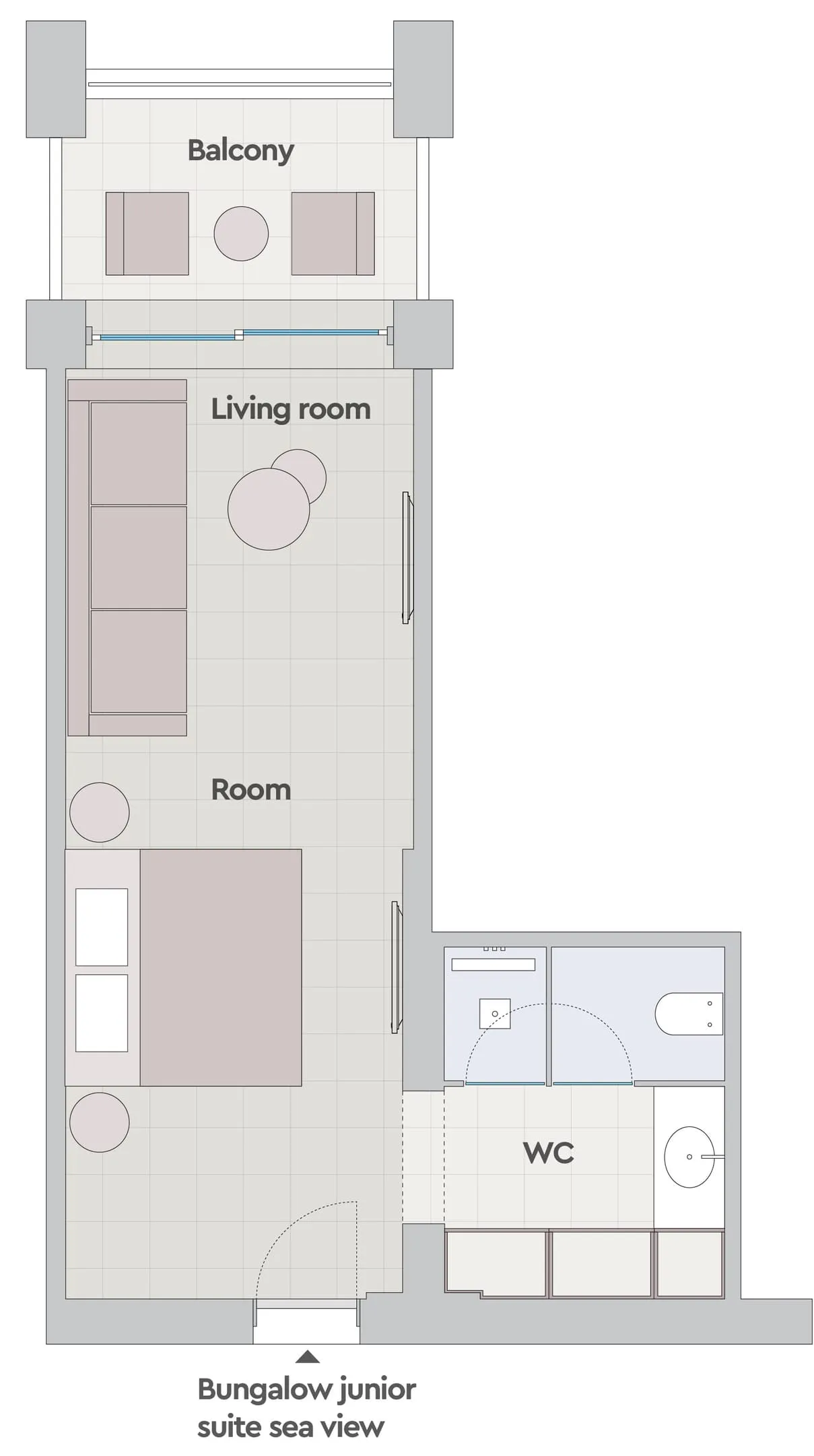 MarBella, Agios Ioannis Peristeron, Grčka — Bungalow Junior Suite Sea View