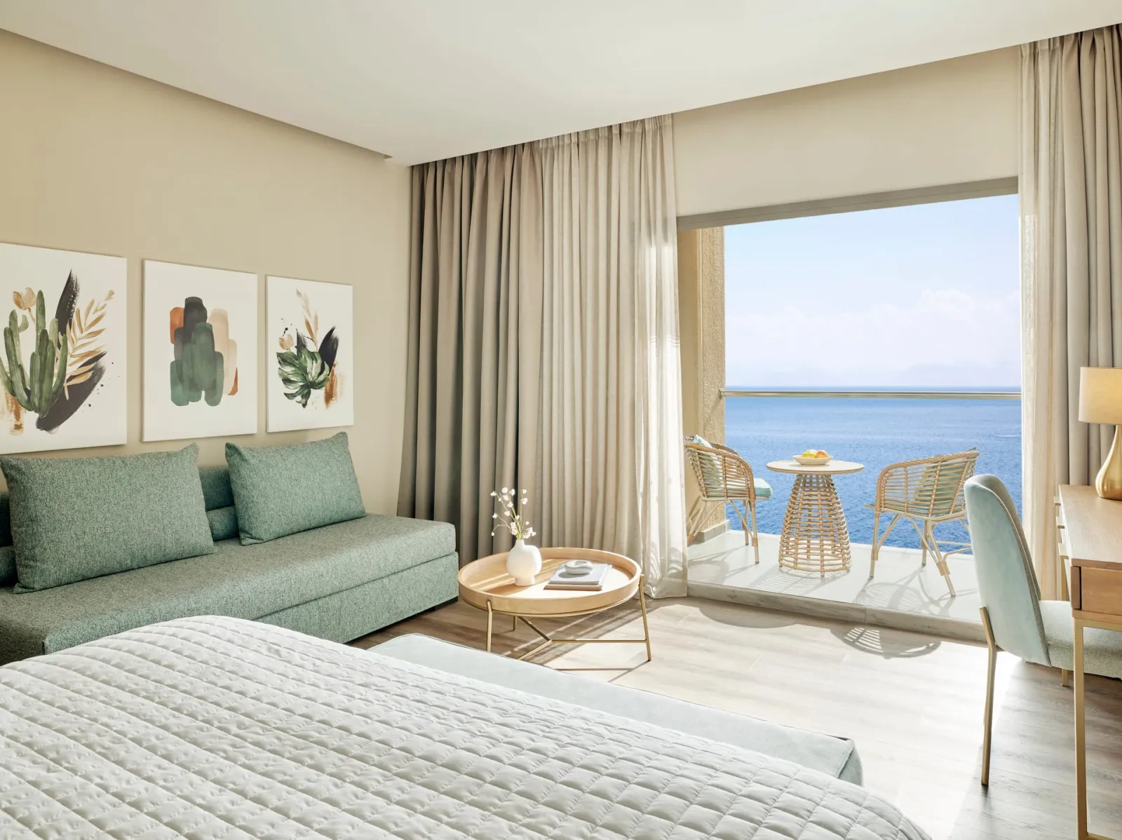 MarBella, Agios Ioannis Peristeron, Grčka — Family Interconnecting Room Sea View