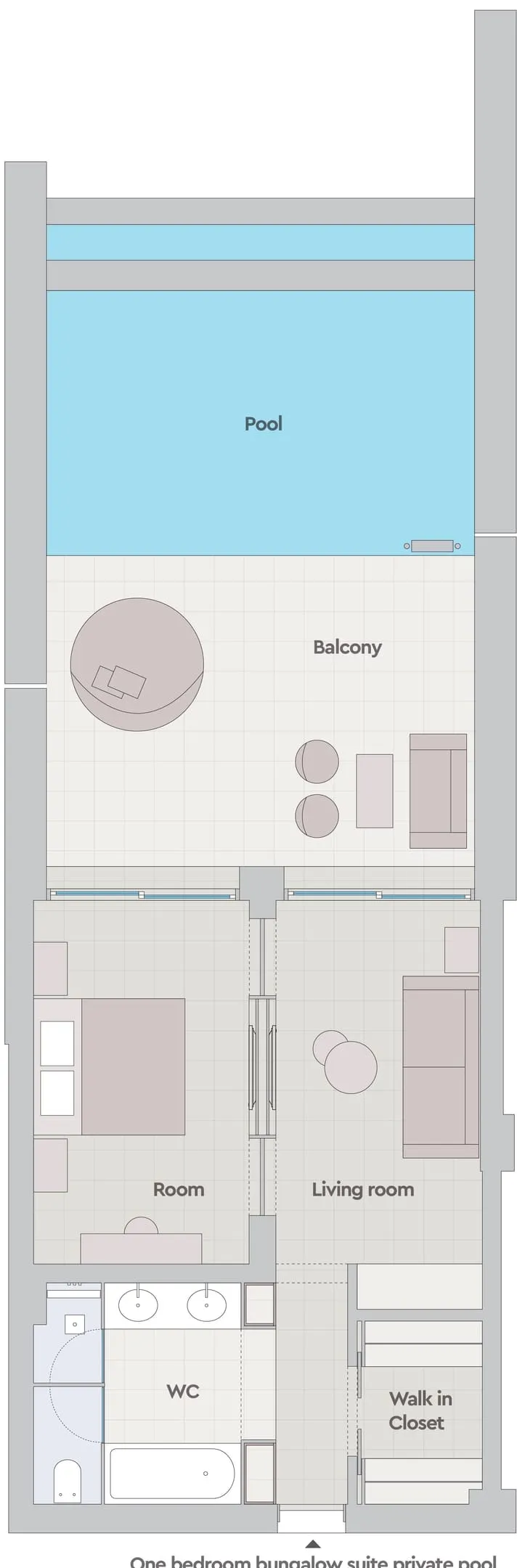 MarBella, Agios Ioannis Peristeron, Grčka — One Bedroom Bungalow Suite Private Pool