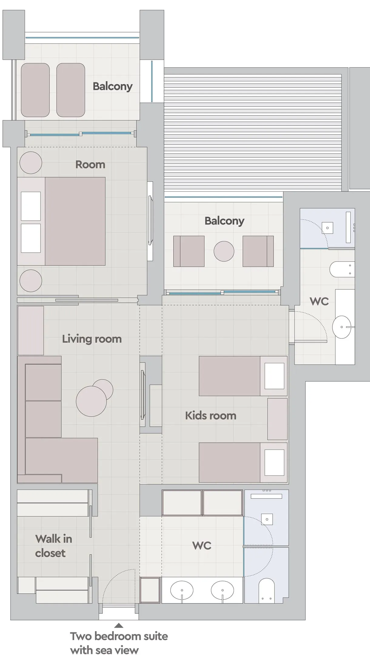 MarBella, Agios Ioannis Peristeron, Grčka — Two Bedroom Bungalow Suite Sea View
