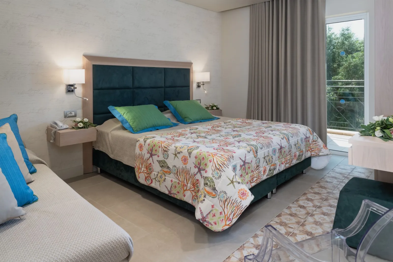 Mareblue Beach Resort, Agios Spiridon / Peritija, Grčka — Superior Double or Twin Room Garden View