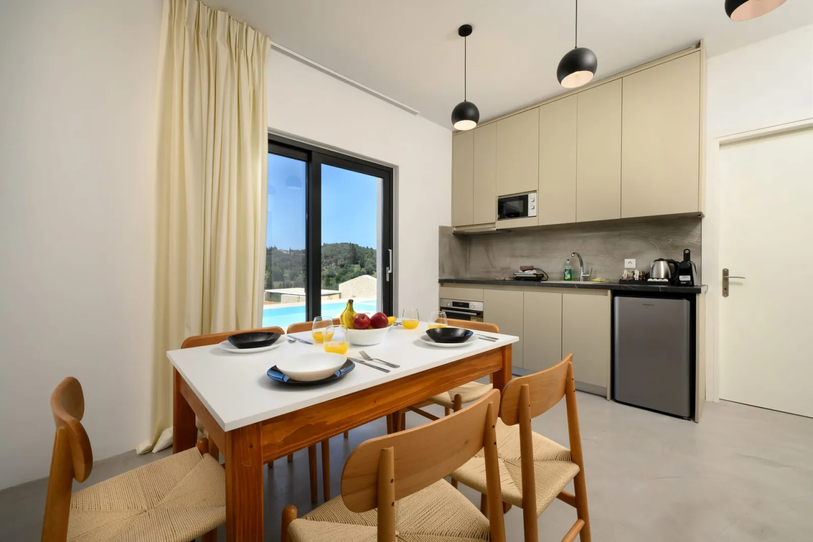 Mega Lithari Villas Corfu, Mega Litari, Grčka — DELUXE ONE BEDROOM SEA VIEW VILLA | PRIVATE POOL