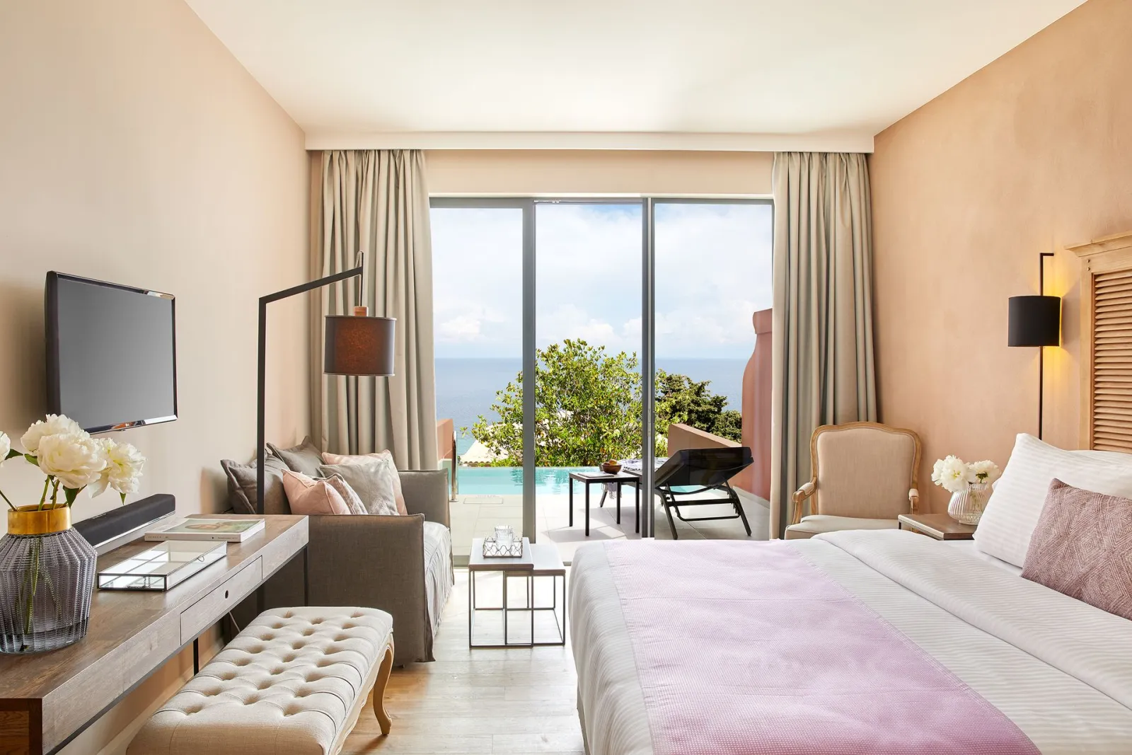 Nido-Adults only, Agios Ioannis Peristeron, Grčka — Junior Suite Private Pool Sea View